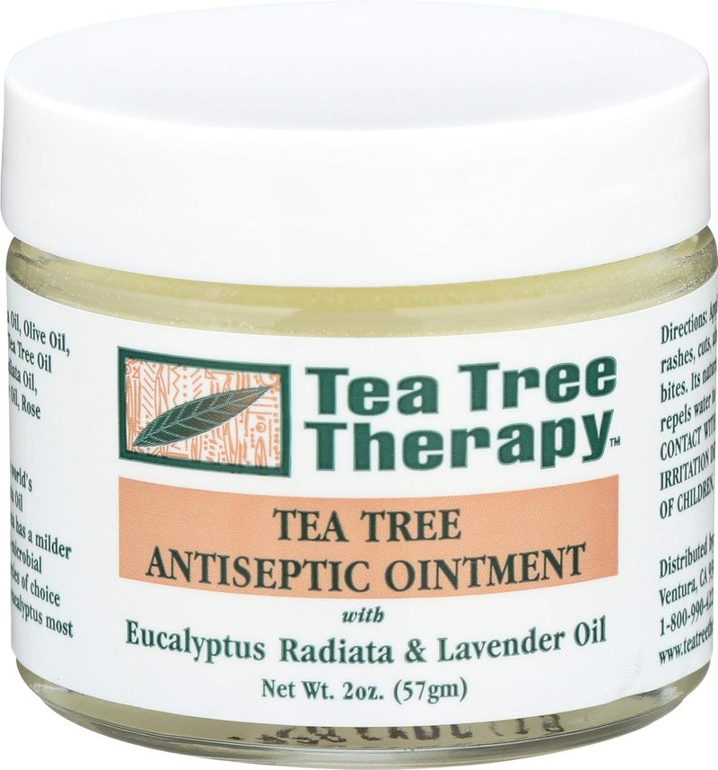 Tea Tree Therapy Antiseptic Ointment with Eucalyptus Radiata & Lavender Oil - 2 Oz - Image 1