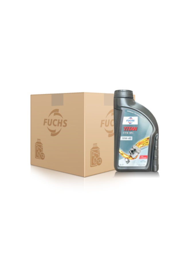 Carton of Fuchs 10W40 Oil (1 Liter)