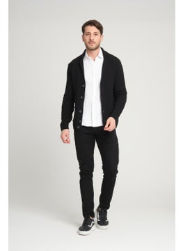 Alexander Gardi V-Neck Buttoned Knit Jacket (E23-6709)  - Image 2