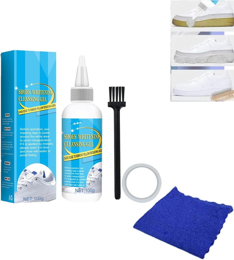 comfrt Shoes Whitening Cleansing Gel, Nowinstdof Shoe Whitening, Nowinstdof Shoe Whitening Cleansing Gel, Shoe Stain Remover, Yellow Stain Remover for White Shoes (1 Pcs) - Image 1