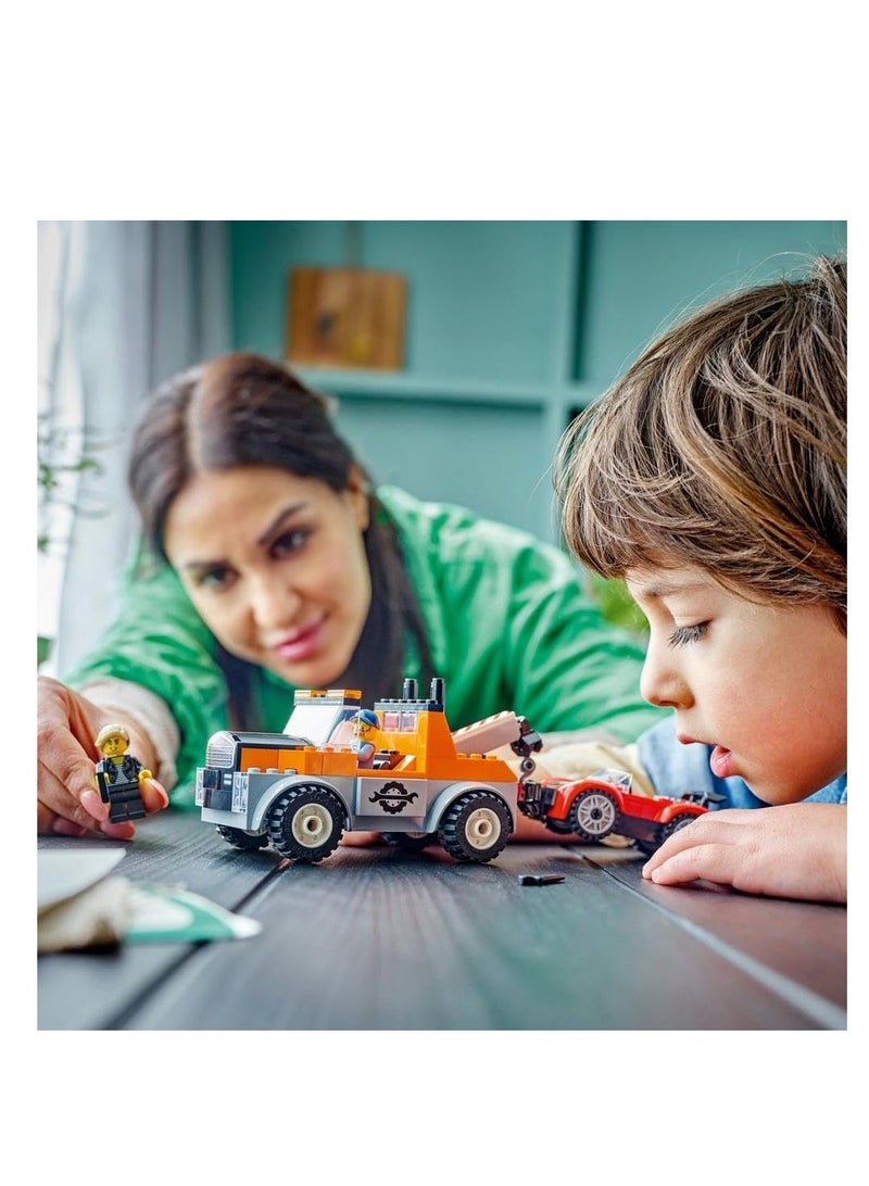 LEGO Tow Truck and Sports Car Repair Vehicle Toy 60435 - Image 2