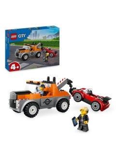 LEGO LEGO Tow Truck and Sports Car Repair Vehicle Toy 60435  - Image 1