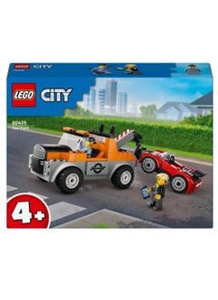 LEGO LEGO Tow Truck and Sports Car Repair Vehicle Toy 60435  - Image 5