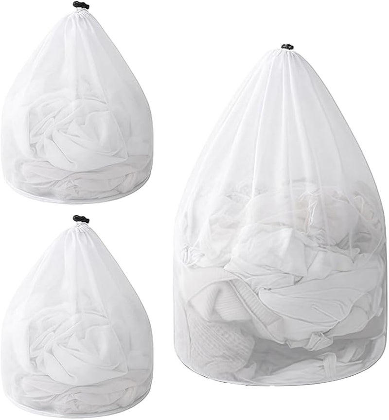 حقيبة غسيل شبكية كبيرة متعددة الأغراض للجوارب والأوشحة والملابس الحساسة - Image 2