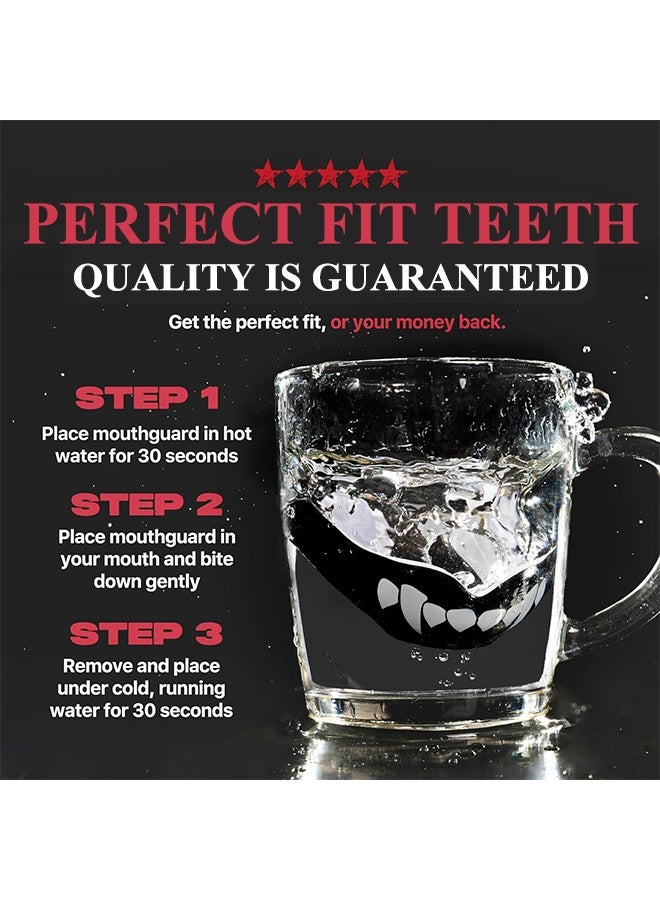 واقيات الفم الرياضية واقيات الفم المصنوعة من مادة EVA واقيات الفم لتقويم الأسنان واقي الفم واقي الفم النحيف مع حافظة للملاكمة وكرة السلة ولاكروس وكرة القدم وفنون القتال المختلطة - Image 3