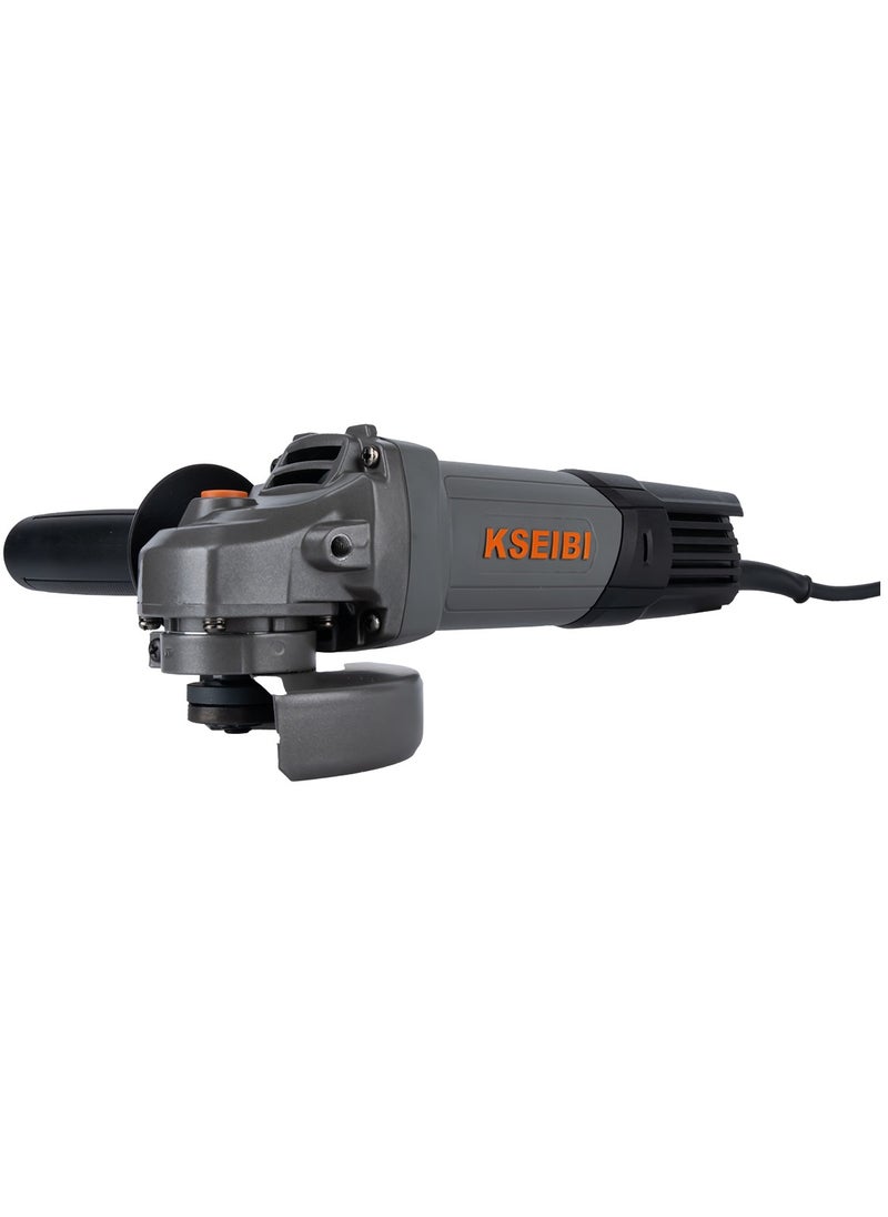 KSEIBI Angle Grinder 710W, 11000 RPM, Electric Grinder with Adjustable Support Handle, Disk diameter100 mm, for Cutting, Grinding, Polishing, Woodworking, Metalworking, Shaping & Smoothing Tiles, Back Switch  - Image 1