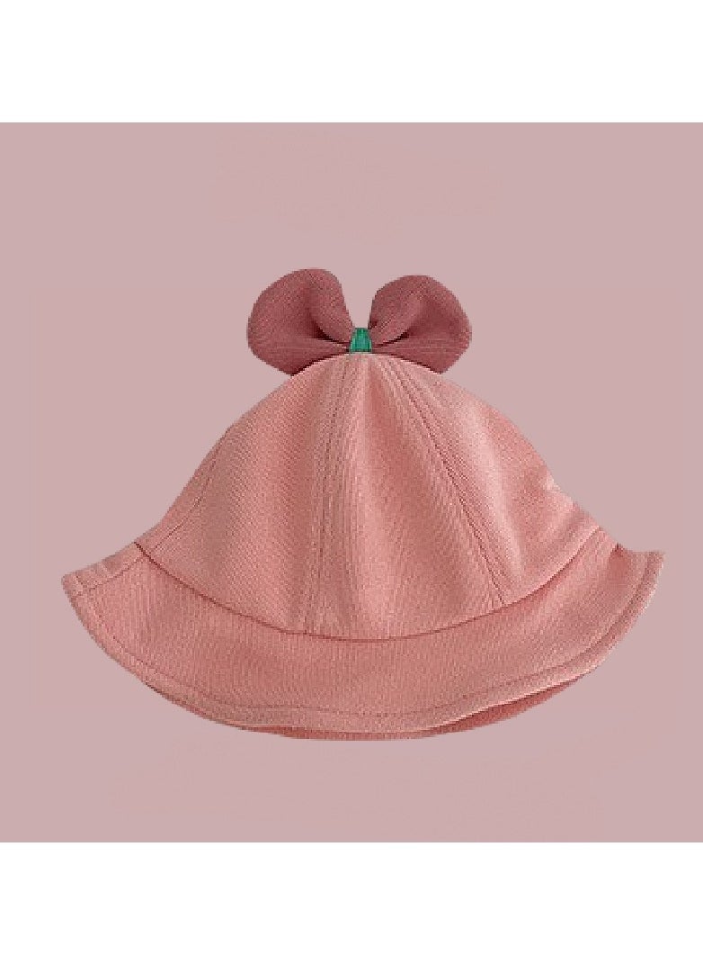 KUYING Pink series Children's Travel sun Protection and Sunshade Fisherman hat 