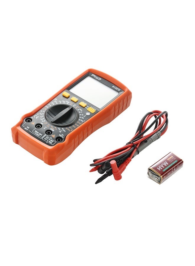 Pro7 Heavy Duty Digital Multimeter - 1V AC/DC Voltage Tester with Resistance, Diode, Continuity, NCV u0026 Data Hold, Battery Included for Electricians, Electronics Repair, DIY u0026 Workshop Use - Image 2