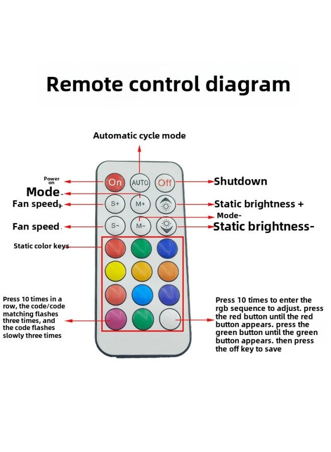 Small 6Pin Wireless Remote Control RGB Fan Controller Shengguang Synchronous Magic Color Changing Chassis Fan Hub-Color:SATA To ARGB Conversion Cable