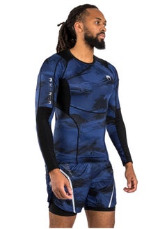 VENUM ELECTRON 3.0 LONG SLEEVE RASHGUARD NAVY BLUE