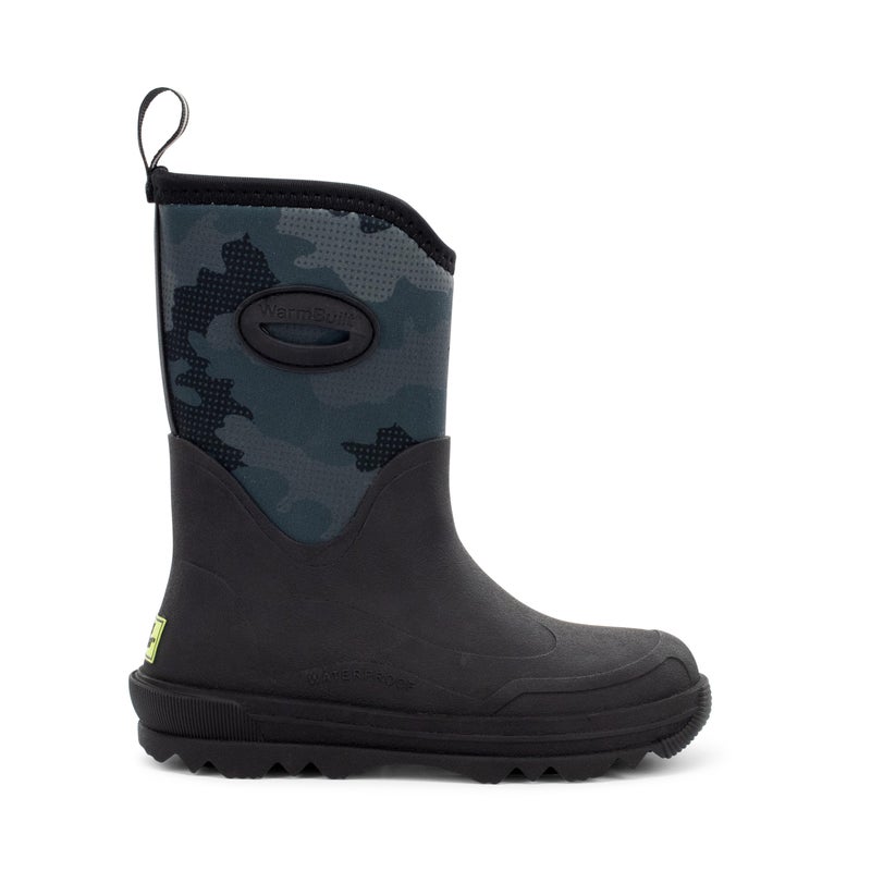 Western Chief Kids Traverse Neoprene Cold Weather Boots â€“ Waterproof, Insulated, Warm, and Comfortable Winter Boots for Girls & Boys, Black, 4 - Image 3