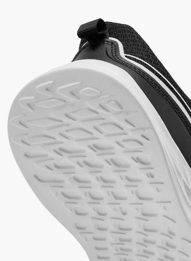 Oaklan by Shoexpress BLACK Panelled Shoes with Hook and Loop Closure for Men | Best Price UAE