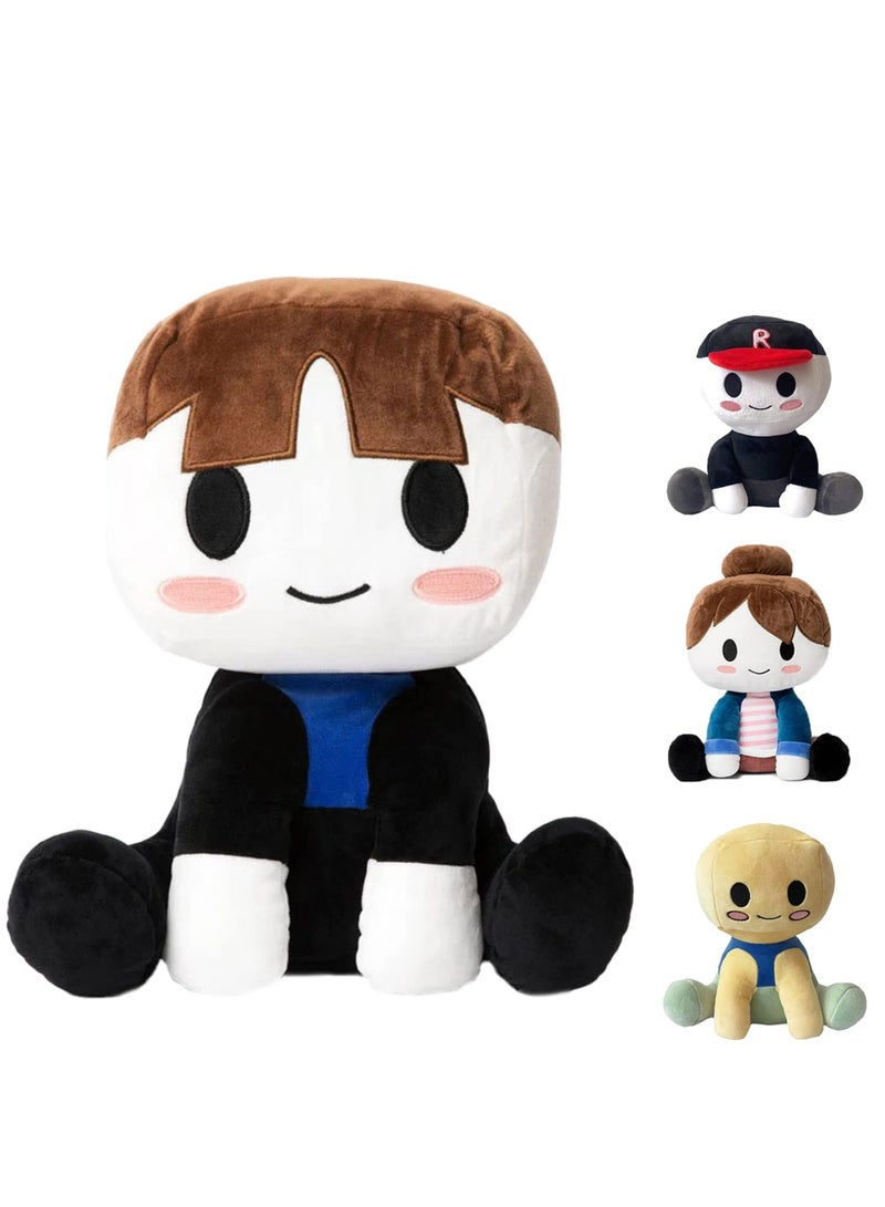 SYOSI Blox Buddies Plush, Bacon Buddy Plushie Hair noob Plushie, Hand Sewn Toys, Guest Buddy Stuffed Doll Pillow for Fans and Friends, for Bedroom, Living Room, Home, Office, Nursery Bed - Image 1