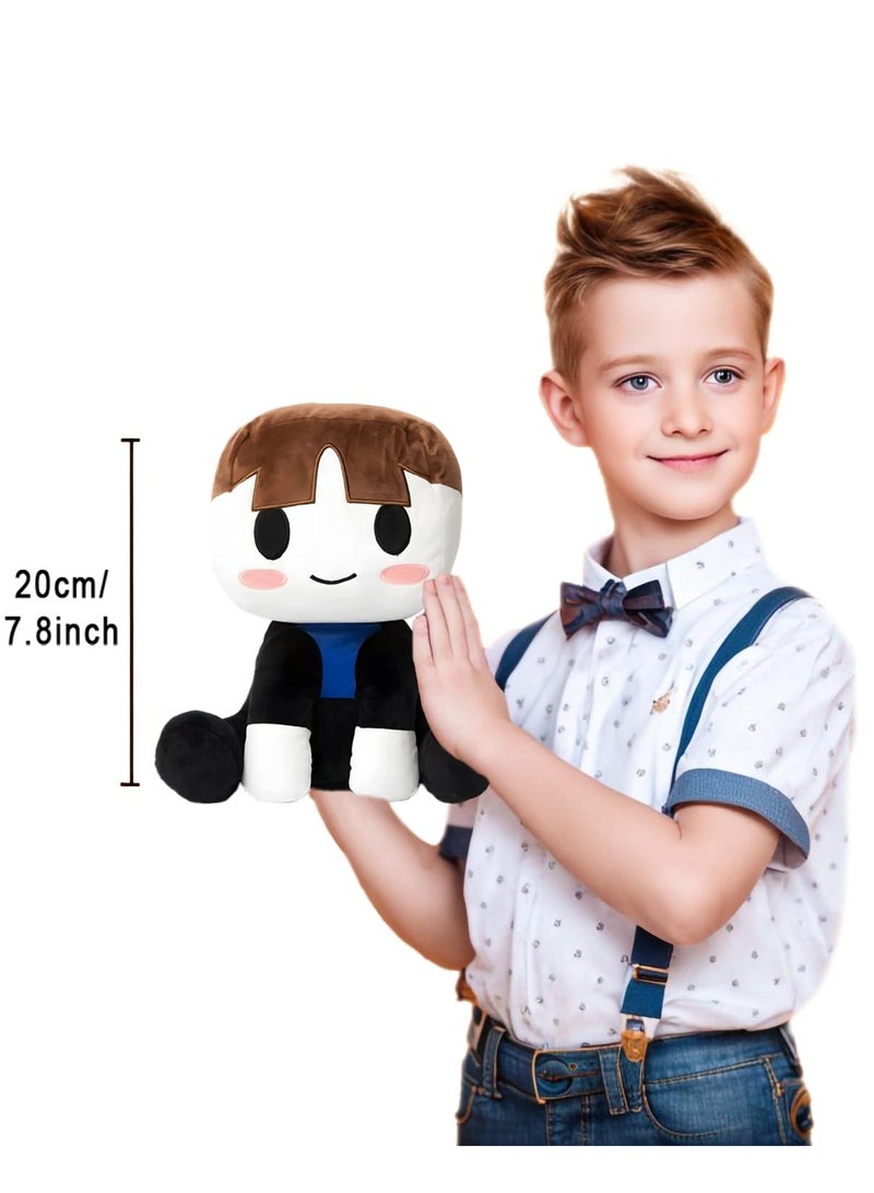 SYOSI Blox Buddies Plush, Bacon Buddy Plushie Hair noob Plushie, Hand Sewn Toys, Guest Buddy Stuffed Doll Pillow for Fans and Friends, for Bedroom, Living Room, Home, Office, Nursery Bed - Image 4