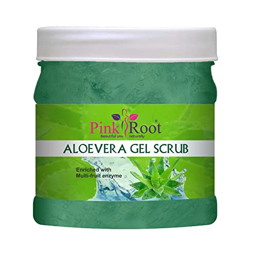 Pink Root Aloe Vera Gel Scrub 500gm with Fruit Cream 500gm - Image 2