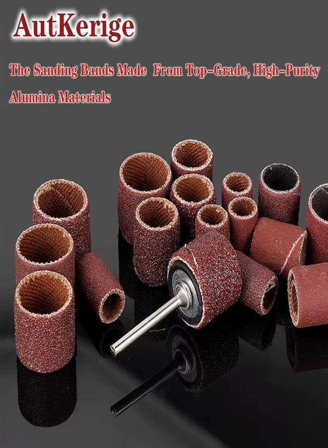 AutKerige 1 Inch 334 PCS Sanding Discs, 60 to 10000 Grit Silicon Carbide Hook and Loop Sandpaper for Wet Dry Sanding, with 1/8" & 1/4" Shank Backing Pads, Rotary Tool Accessories Kit - Image 5