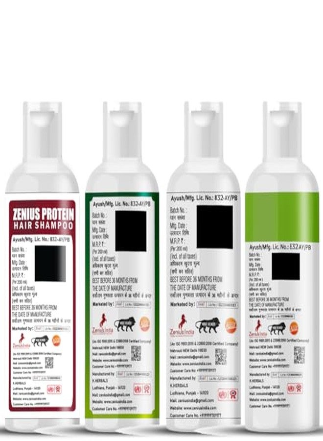 Zenius Beauty Kit, 200ml, Natural Hair Oil, Body Lotion, Aloe Neem Face Wash, Protein Hair Shampoo - Image 4