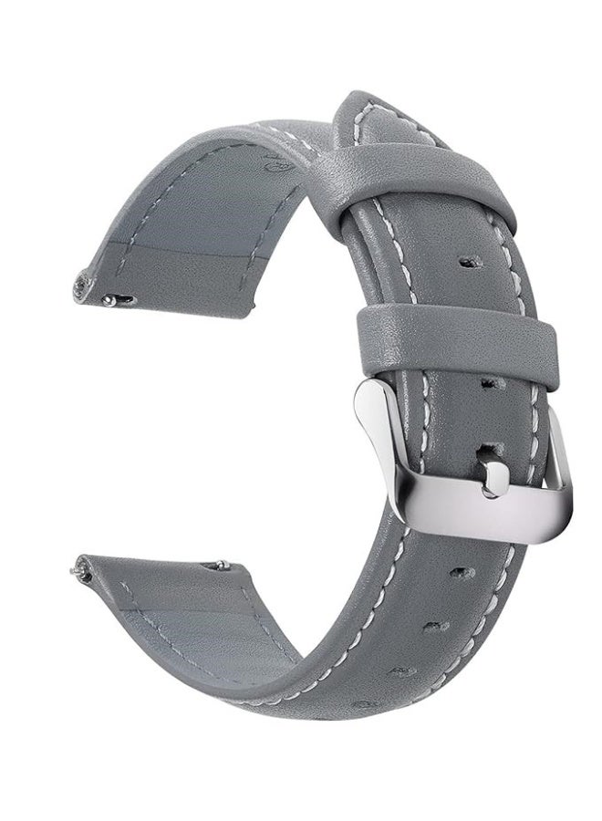 Strap Compatible with Huawei Watch GT4 Replacement Wrist Band, 22mm Replacement Leather Braided Composite Watch Strap, Compatible with Huawei Watch GT4/ GT3/ GT3 Pro 46mm (Grey)