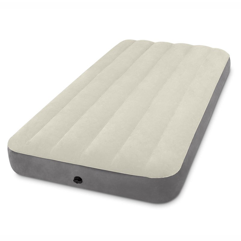 Intex Polyester Dura-Beam Standard Series Deluxe Single-High Airbed, Bed Height 10, Twin, Beige - Image 4