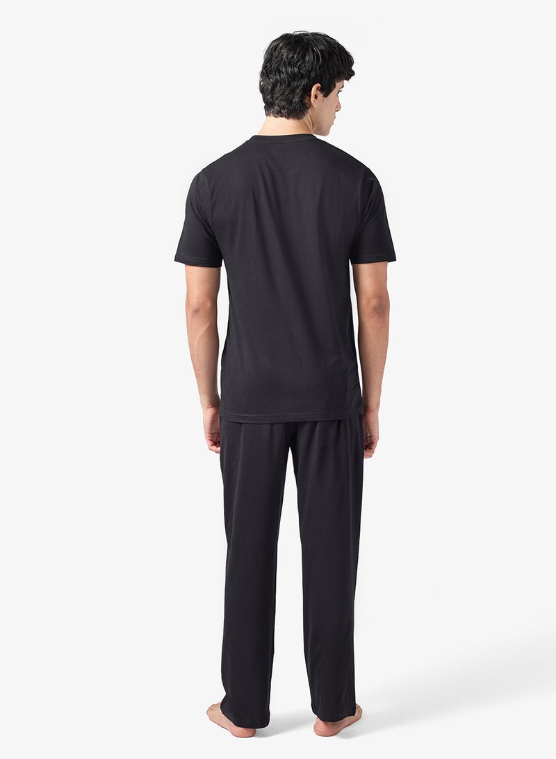 سفنتي فايف طقم بيجامة تي شيرت وبنطلون - Image 2