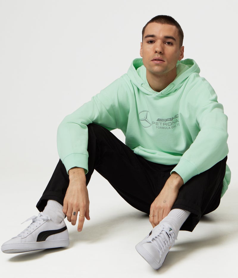 AMG Petronas Formula 1 Team Mercedes-AMG F1 Retro Hoodie - Image 4