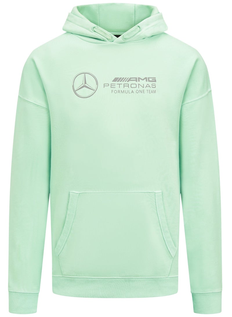 AMG Petronas Formula 1 Team Mercedes-AMG F1 Retro Hoodie - Image 1