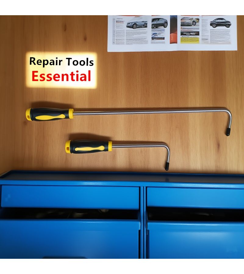 Durable Car Dent Repair Pry Bar 11.81 Inch for Auto Body Shops DIY Home - Image 4