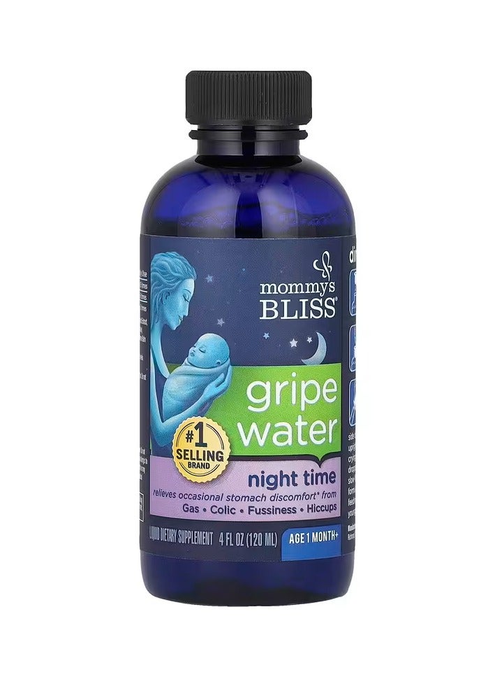 Mommy's Bliss Night Time Gripe Water 1 Month+, 4 Fl Oz (120 Ml) - Image 2
