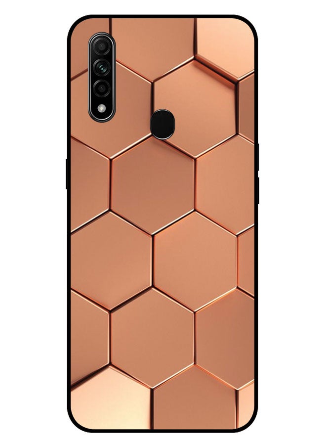 EYE CATCH Printed Protective Case Cover For Oppo A31 -  Gold Light - Image 1