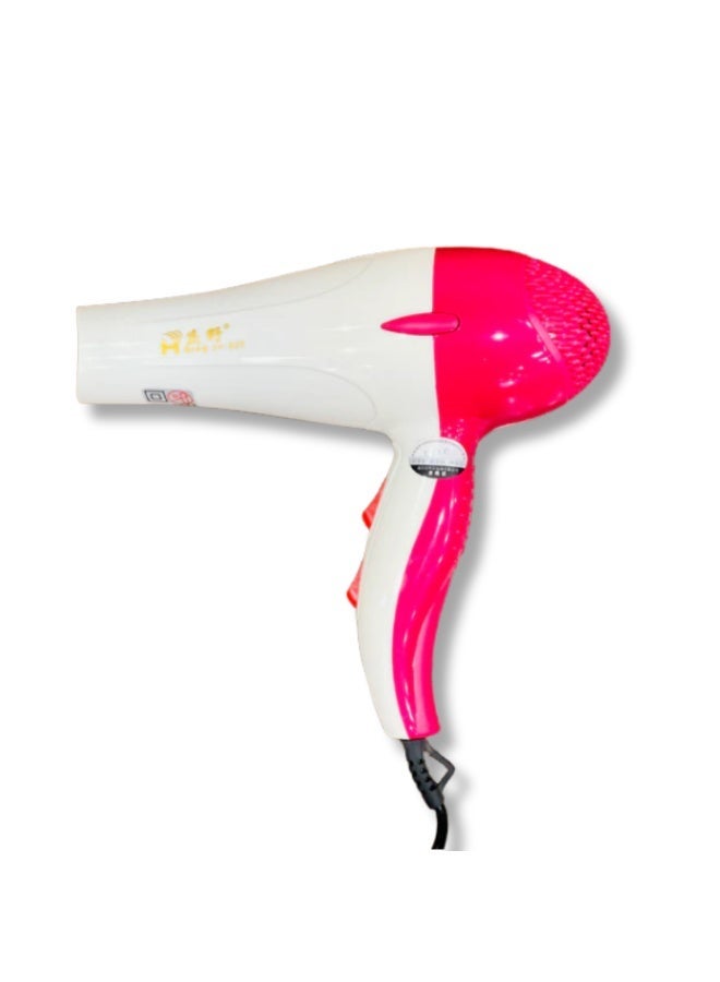 مجفف شعر، محرك تيار متردد قوي ٢٢٠٠ واط، تقنية أيونية خالية من التجعد، مجفف شعر سريع الجفاف مع ٣ إعدادات للحرارة/سرعتين، نفخة باردة وحماية من الحرارة الزائدة | مثالي للاستخدام في المنزل وصالونات التجميل - Image 2