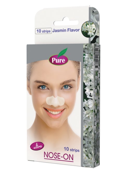 Pure Jasmine Nose Pore Cleansing Strips - 10 Pieces