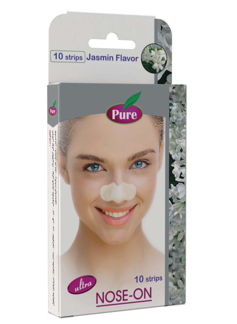 PURE - Pure Jasmine Nose Pore Cleansing Strips - 10 Pieces - Image 1