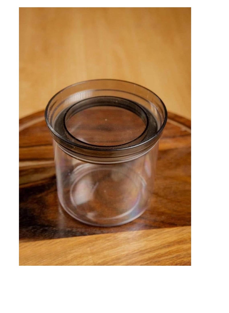 علب توابل دائرية أكريلك متعددة الأحجام - جودة فائقة ومقاومة للكسر Y (مقاس وسط) - Image 2