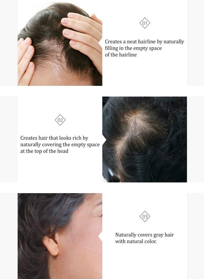 RiRe Quick Hair Instant Touch-up Cushion 14g / 0.49 oz. Cover Grey Hair, Portable Size (Natural Brown) - Image 3