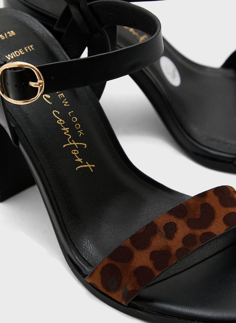 Wide Fit Pamela High Heel Sandals