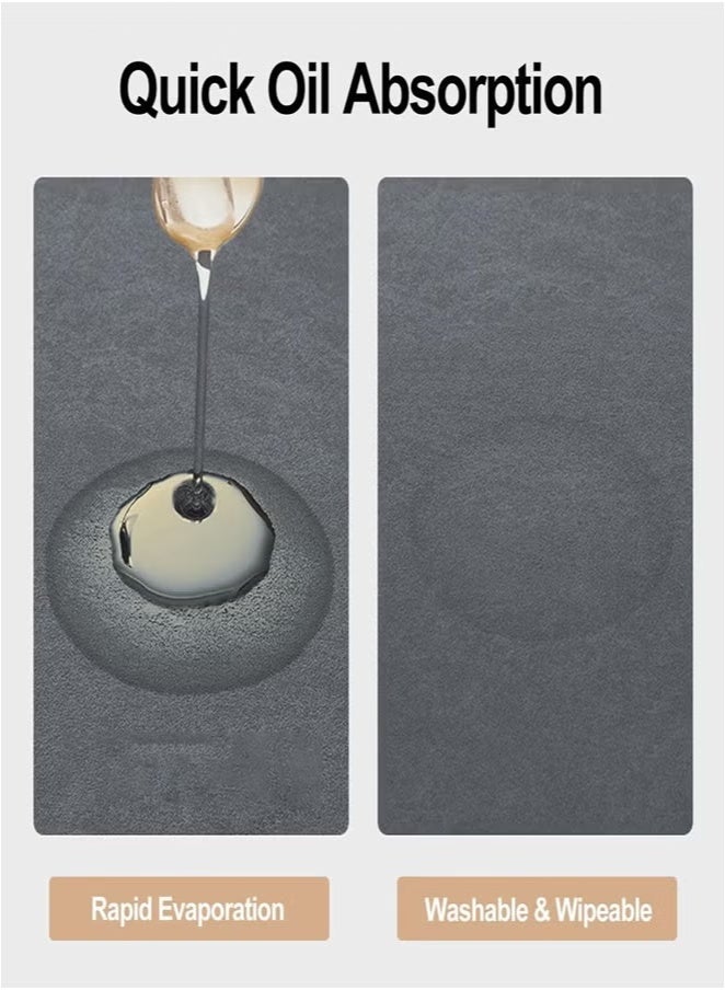 Kitchen Floor Mat, Non-Slip Waterproof Rug – Anti-Fatigue, Easy to Clean, Ultra Absorbent, Long-Lasting & Safe Materials, Modern Design Mat for Kitchen Sink, Bathroom, Laundry, Office – Perfect for Home Use & Busy Families - Image 5