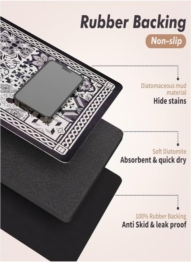 Kitchen Floor Mat, Non-Slip Waterproof Rug – Anti-Fatigue, Easy to Clean, Ultra Absorbent, Long-Lasting & Safe Materials, Modern Design Mat for Kitchen Sink, Bathroom, Laundry, Office – Perfect for Home Use & Busy Families - Image 3