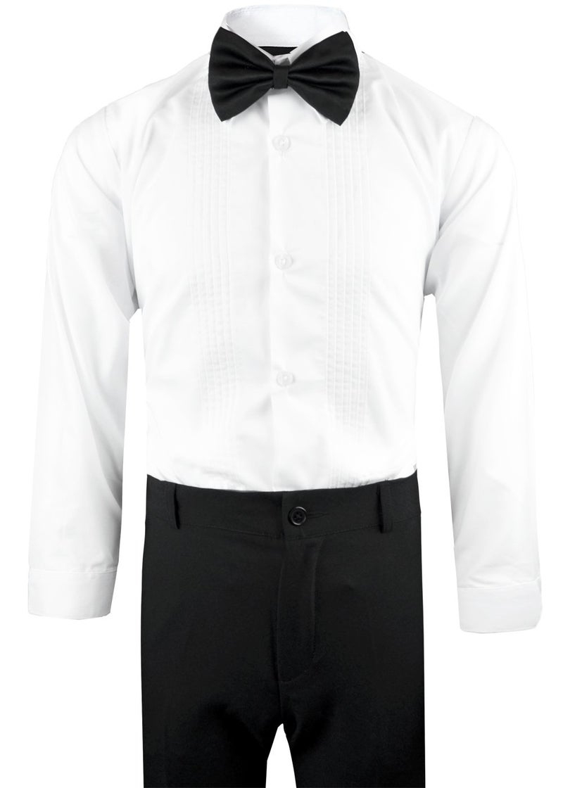 Black n Bianco Boys Tuxedo in Black Dresswear Set Size 3T - Image 3