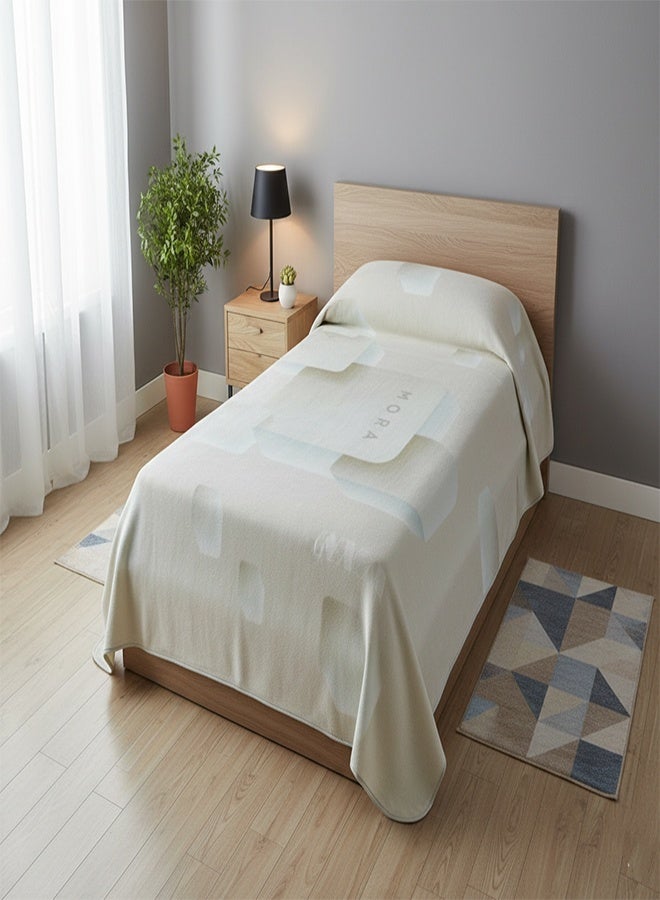 Mora spain Mora Blanket Model: Ibiza (R30)Size: Single-(Package 2 Blanket Pieces) - Country of Origin: Spain. - Image 3