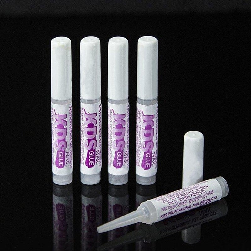 KDS 5 قطع لاصق أطراف الأظافر KDS - لاصق قوي للأظافر الأكريليكية - 0.07 أونصة لكل لاصق - Image 2