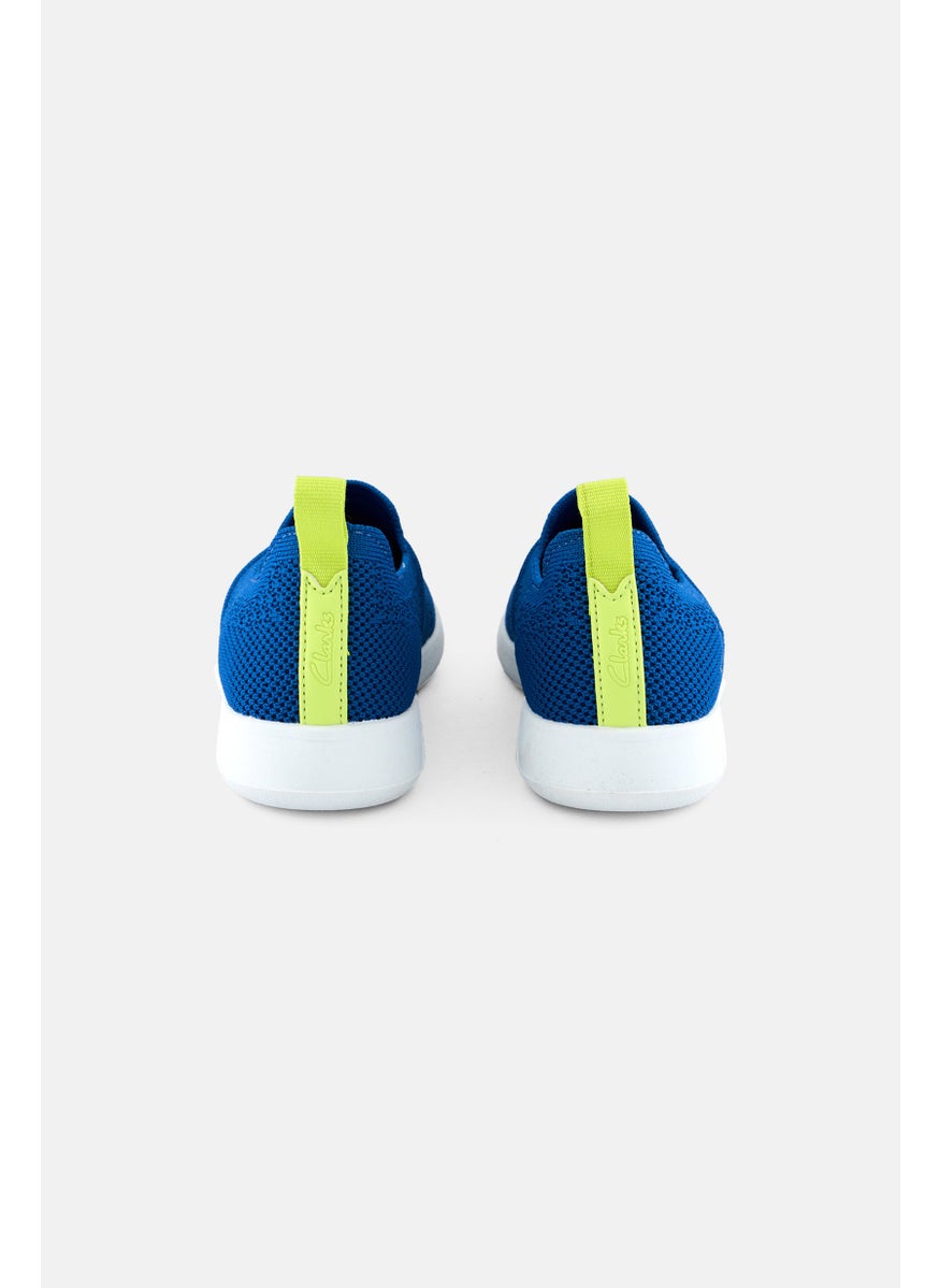 clarks Kids Girl Ezera Walk Slip On Shoes, Blue  - Image 2