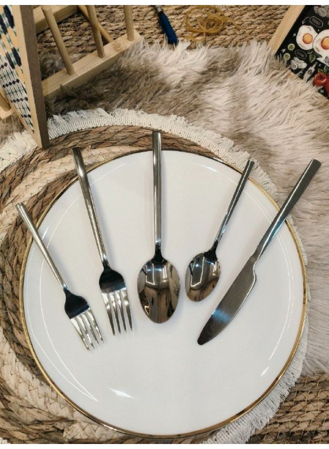 Cutlery set (spoons, forks, and knives)