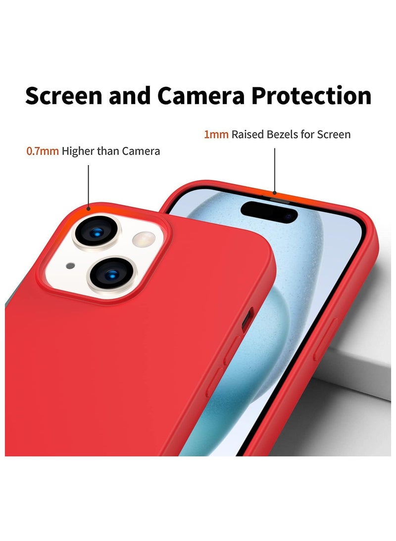 Case Compatible with iPhone 14 Plus, Liquid Silicone Ultra Slim Phone Case Shockproof iPhone 14 Plus Cover with Inside Microfiber Lining, Protective Case - Image 3
