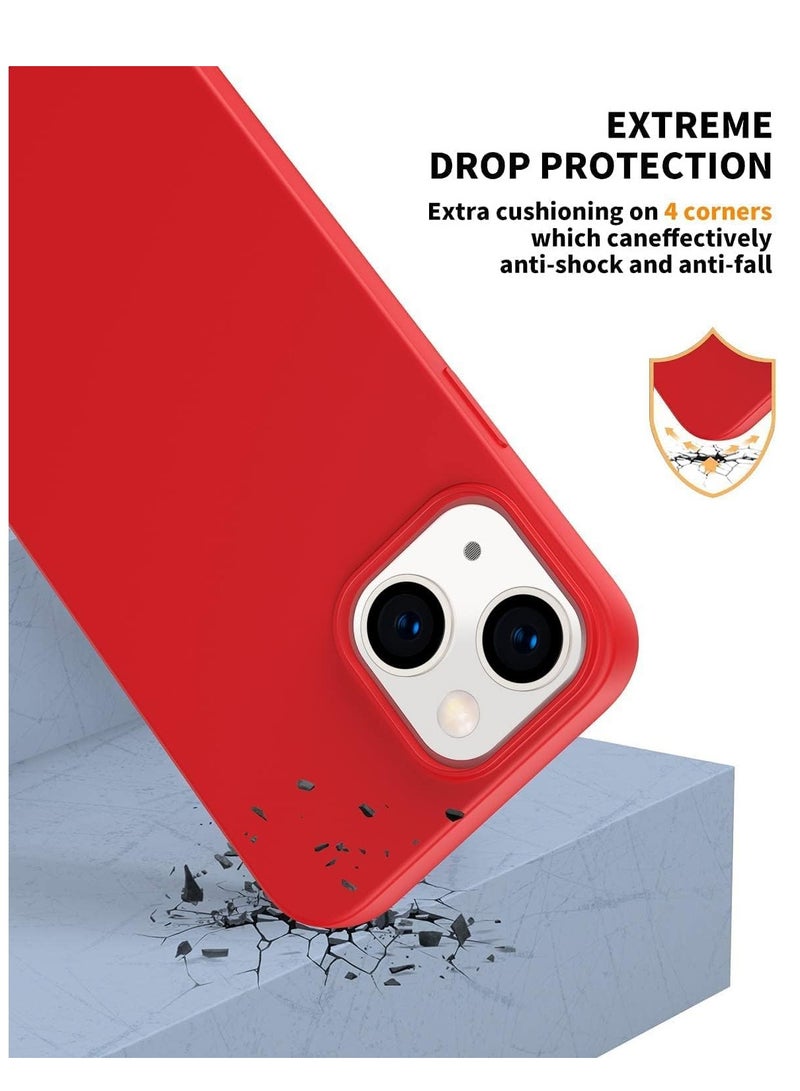 Case Compatible with iPhone 14 Plus, Liquid Silicone Ultra Slim Phone Case Shockproof iPhone 14 Plus Cover with Inside Microfiber Lining, Protective Case - Image 4