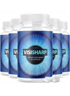 IDEAL PERFORMANCE (5 Pack) Visisharp Advanced Eye Health Formula for Eyes Pills Visi Sharp Supplement (300 Capsules)  - Image 1
