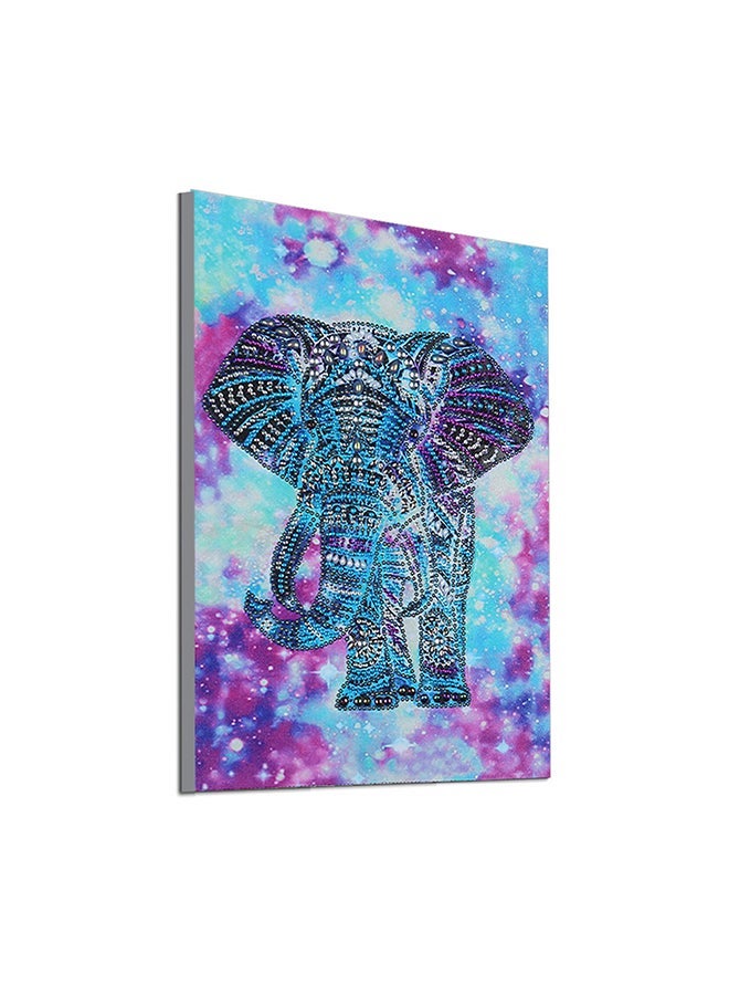 NIBEMINENT Diamond Painting Special Shaped Drill Embroidery Home Decoration Blue 40*2*30cm - Image 1