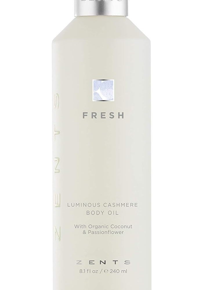 Zents Luminous Cashmere Body Oil with Organic Coconut & Passionflower - 240ml - Image 1