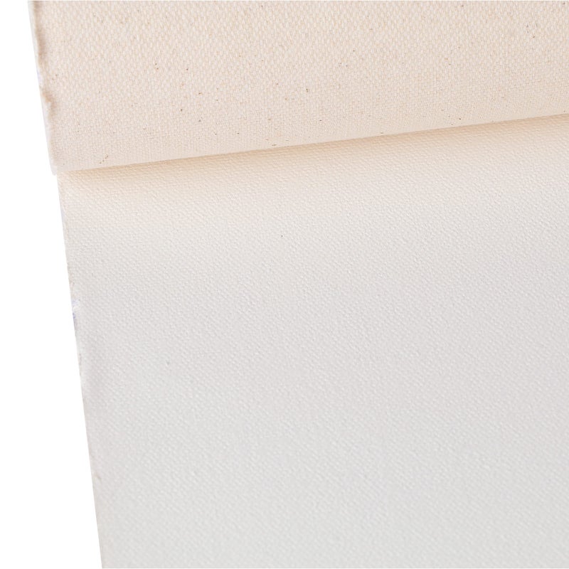 Kabeer Art Roy Fine Art 10 Oz. Medium Grain Primed Cotton Canvas Roll for Oil and Acrylic Painting, White 27 Inch x 5 Meter - Image 3