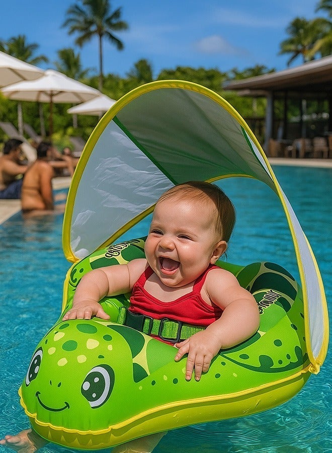 سويمبوبو عوامة سباحة للأطفال من سويمبوبو مع مقعد - عوامة سباحة قابلة للنفخ وقابلة للتعديل للأطفال الرضع والأطفال الصغار - Image 3
