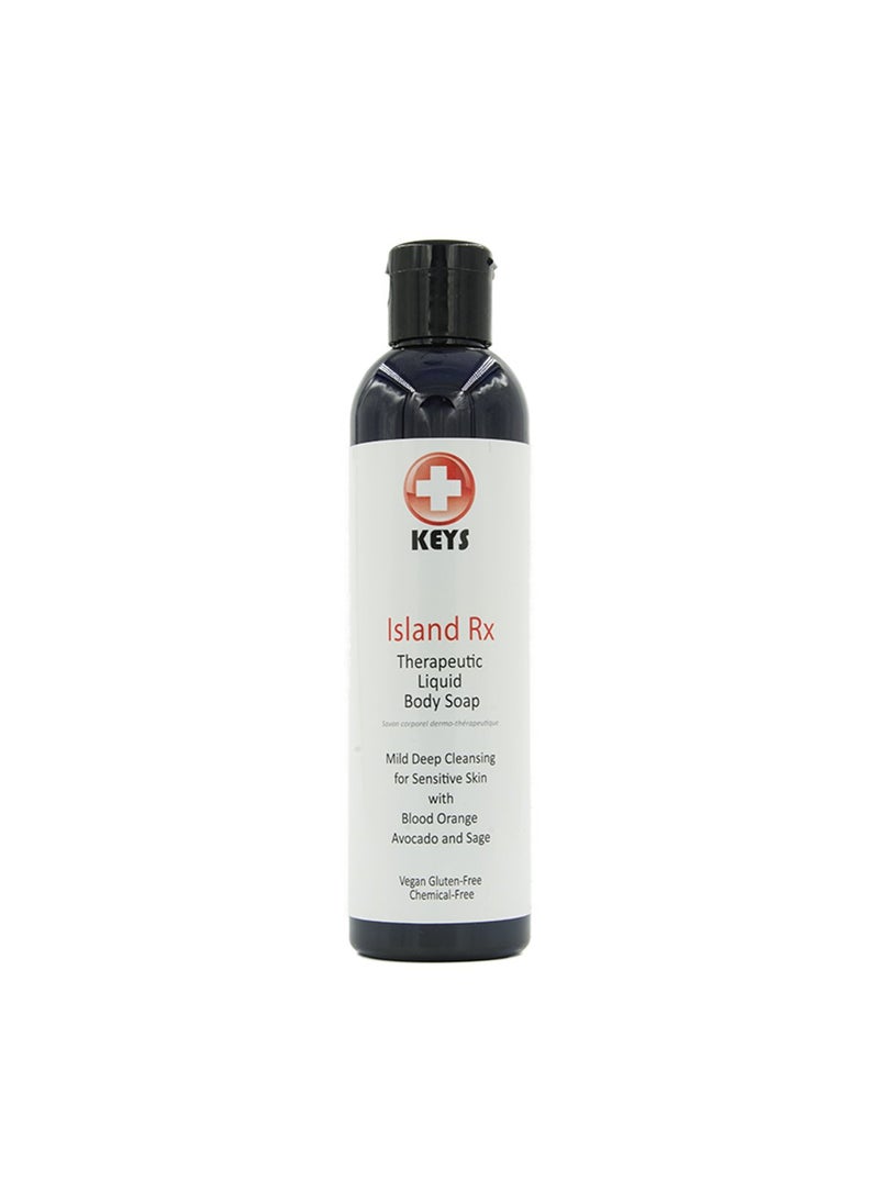 keys Keys Island Rx Therapeutic All Natural Castile Liquid Body Soap  Shampoo  Moisturizing Mild Deep Cleansing for Sensitive Skin Calming Aromatherapy Vegan GlutenFree ChemicalFree 79 ounces 